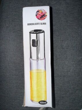 Borosilicate Glass Oil Sprayer - Clear/Yellow